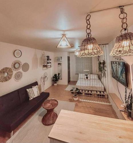 Bocaue Apartment | Boho Themed 1BR Condo near PH Arena and SM Marilao