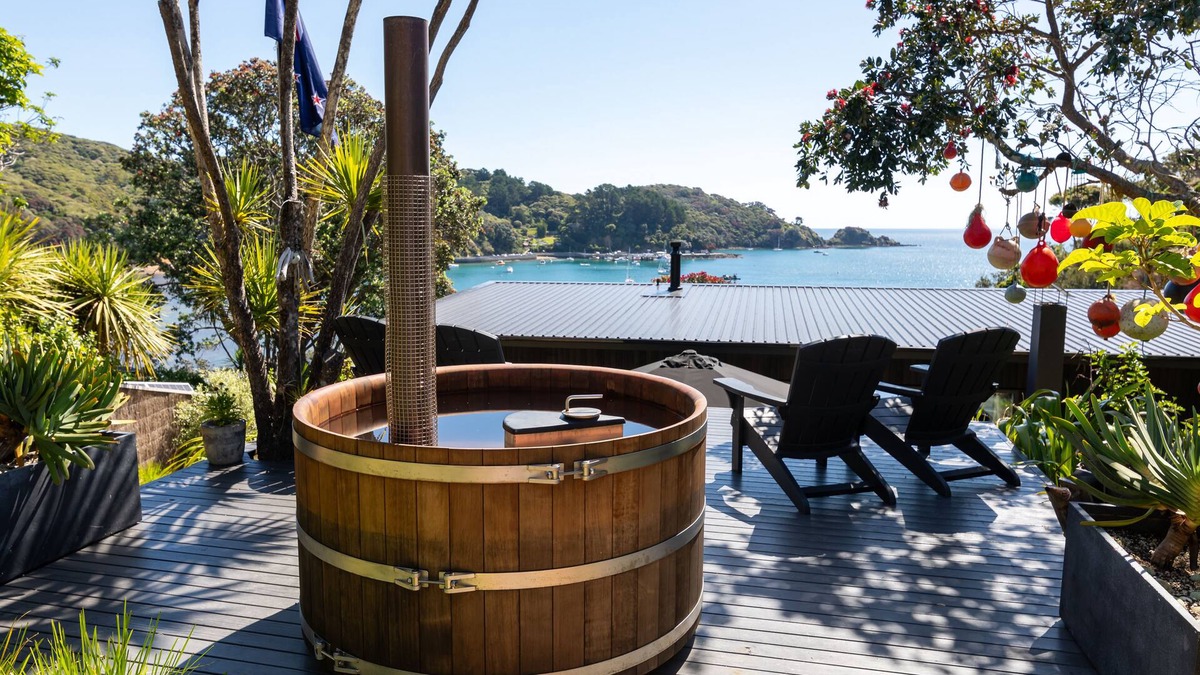 Tryphena House | BONNYDOON - a waterfront paradise with incredible sea views and stunning sunsets