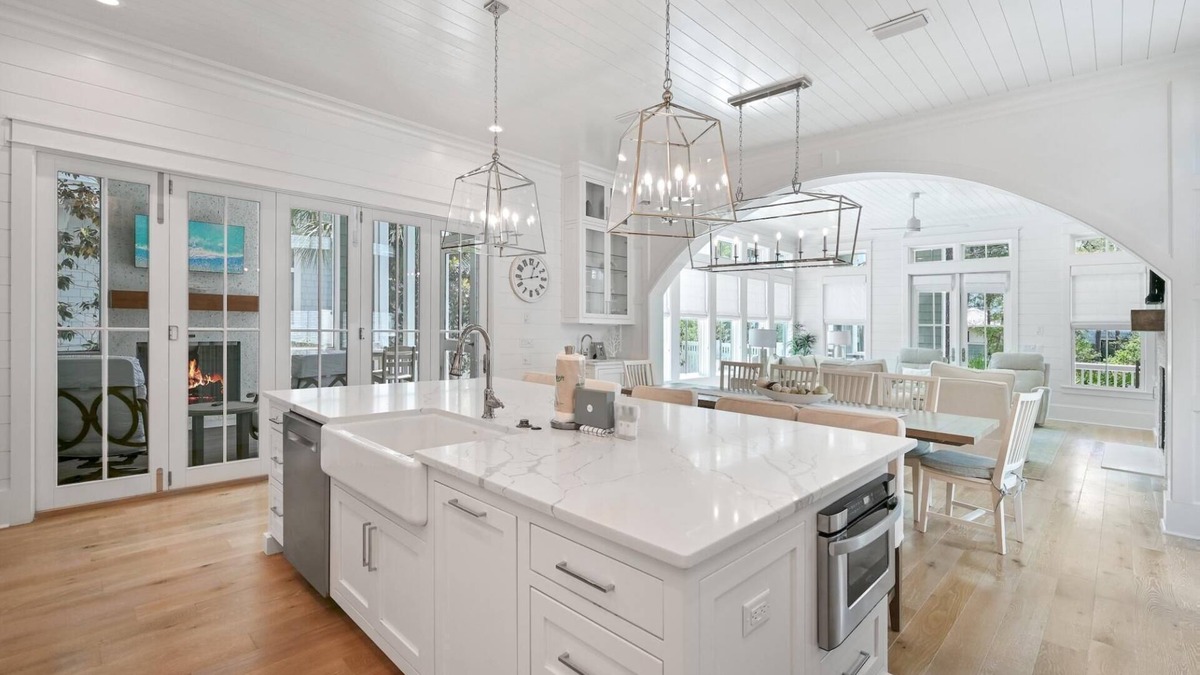 WaterSound Beach House | Book a Fall Stay Today! Golf Cart! Private Pool! 5 Adult Bikes! Close to Beach!