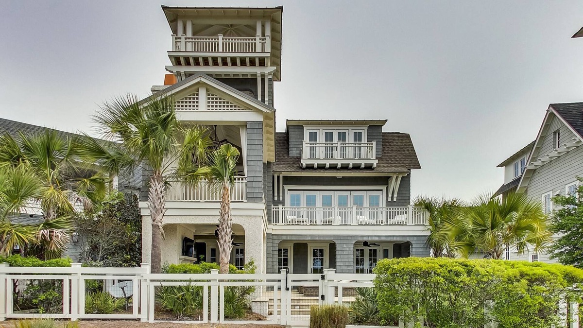 WaterSound Beach House | Book Today! Private Pool! Gulf Views! Golf Cart! Tremendous Outdoor Space!