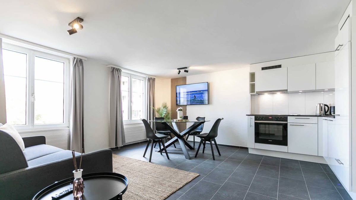 St. Gallen Apartment | book2stay 2-room apartment #2 Rosenberg up to 4 persons
