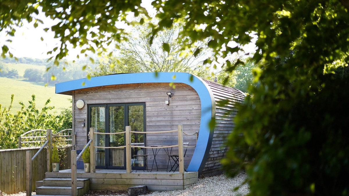Beer Cabin | Boutique studio Escape Pod in Devon, 5 minutes from the beach with parking.