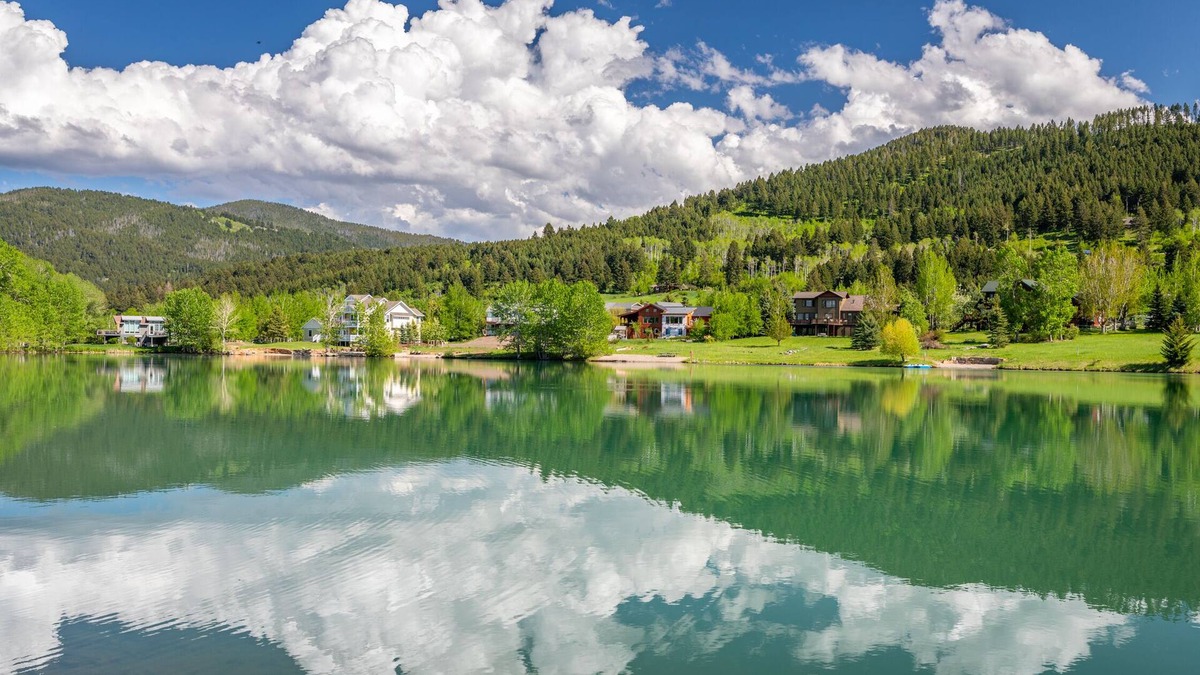 Bozeman House | Bozeman Summer Rental in Quiet Family Neighborhood with Community Pond.