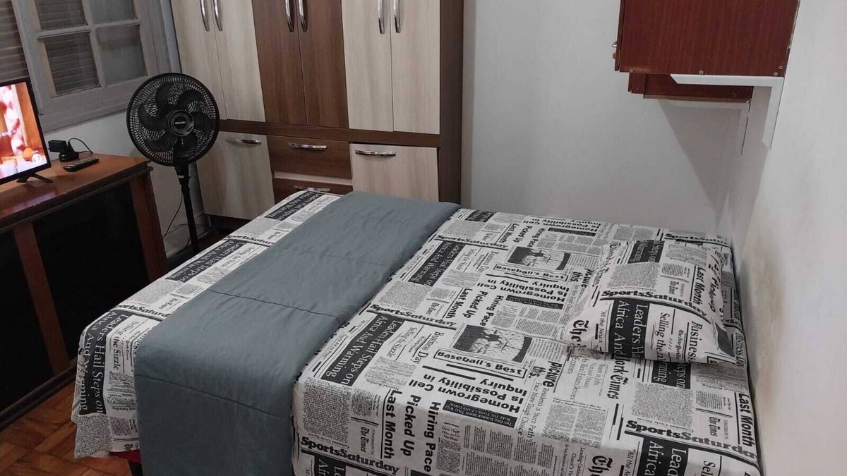 Jardim Bela Vista Apartment | Quarto com banheiro individual