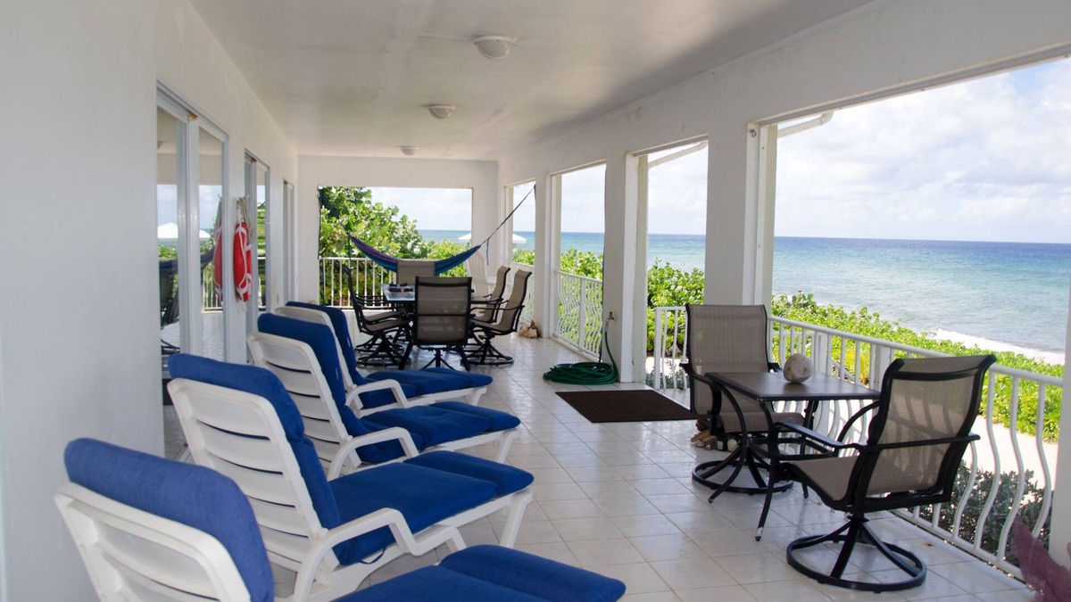 Tibbett's Turn House | Brac Beach House Oceanfront! Amazing Views! Dive Snorkel, Kayak, Hammocks, Relax