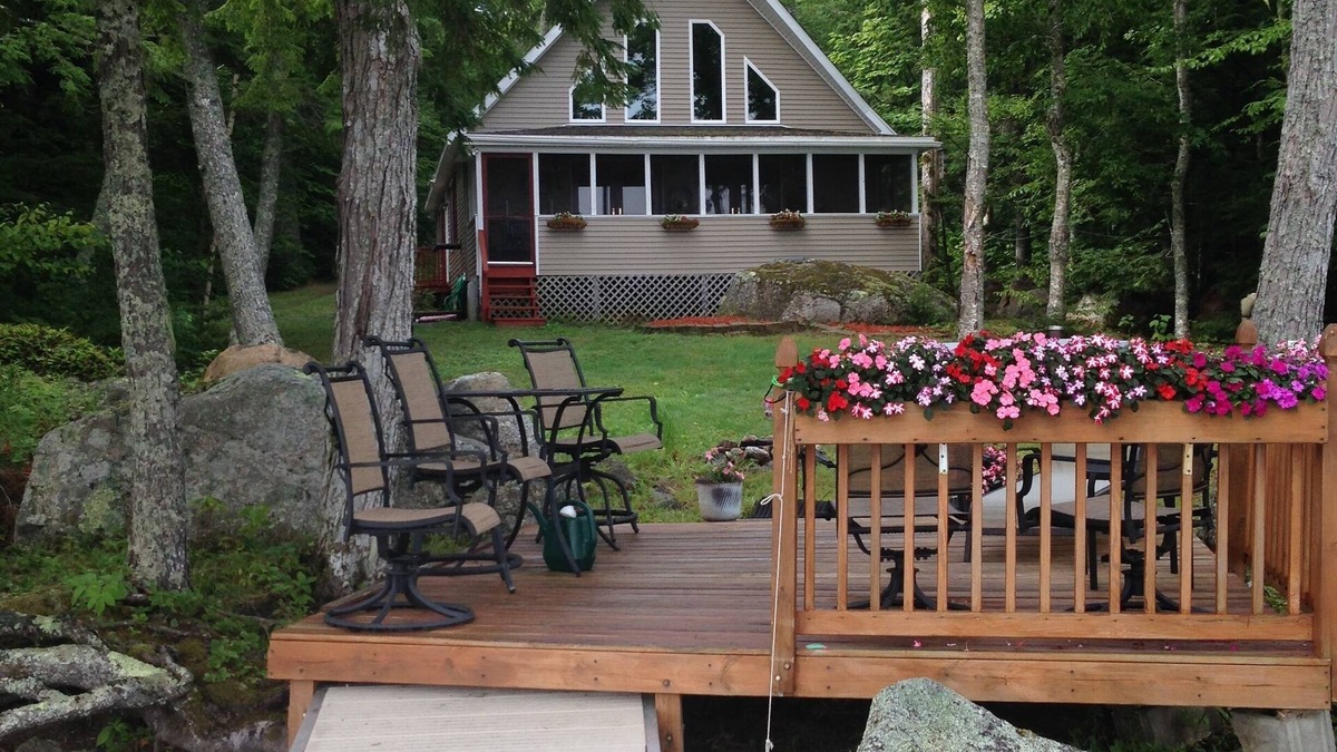 Ellsworth House | Branch Lake, lakefront cottage in the woods, Ellsworth ME
