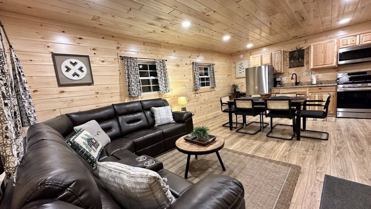Old Forge Cabin | Brand NEW! 2-Bedroom Cabin in Old Forge. AC, Washer/Dryer, WiFi. Walk to town!