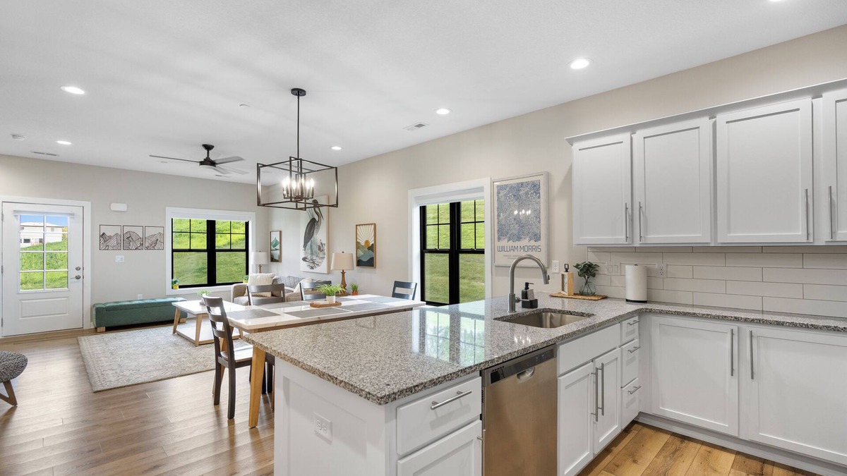 Booneville House | Brand New End Unit Nature Lovers Comfort w/Privacy 2 Car Garage