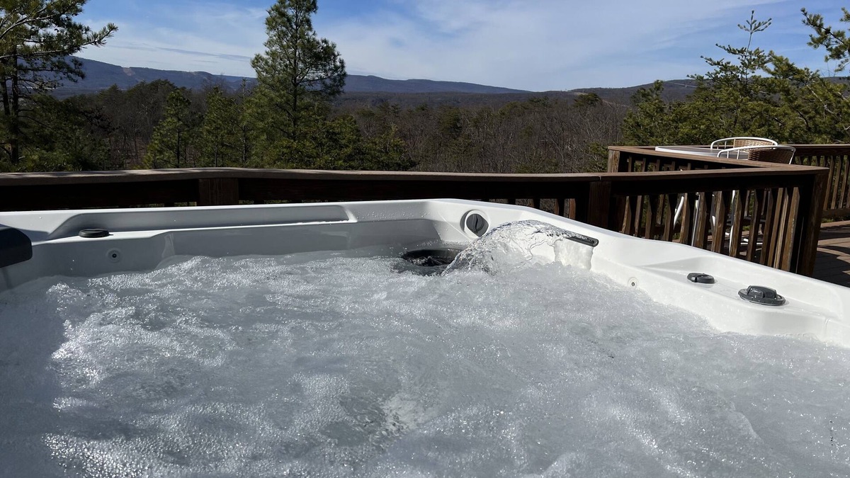 Old Fields Cabin | Brand New Hot Tub! Beautiful Log Cabin w/Gorgeous Views