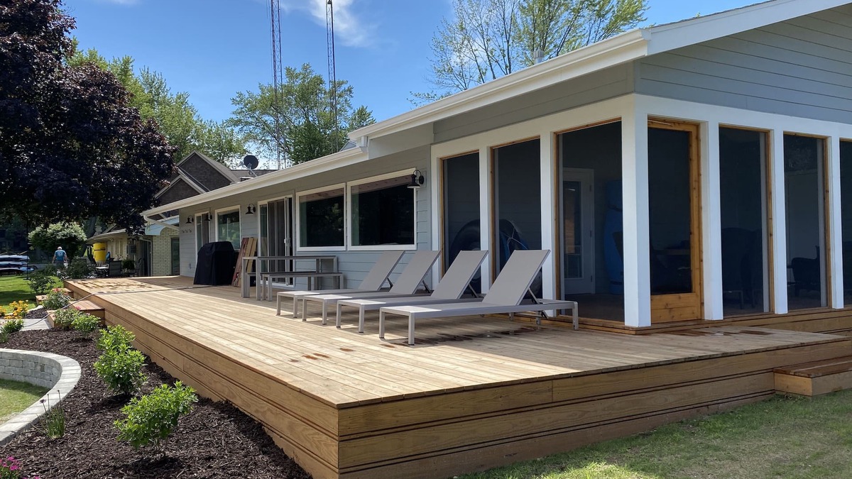 Coloma House | Brand new lakefront retreat on Paw Paw Lake with hot tub!