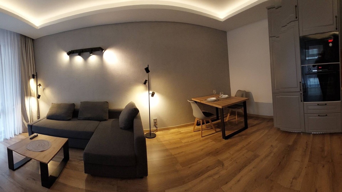 Poznan Apartment | Brand new, luxury apartment with private patio.nClosed, guarded, intimate estate