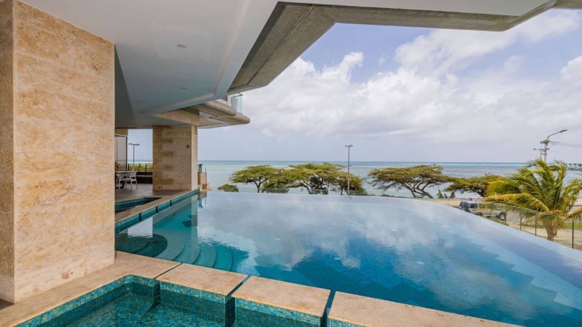 Oranjestad Apartment | Brand New Luxury Ocean view condo in Harbor area