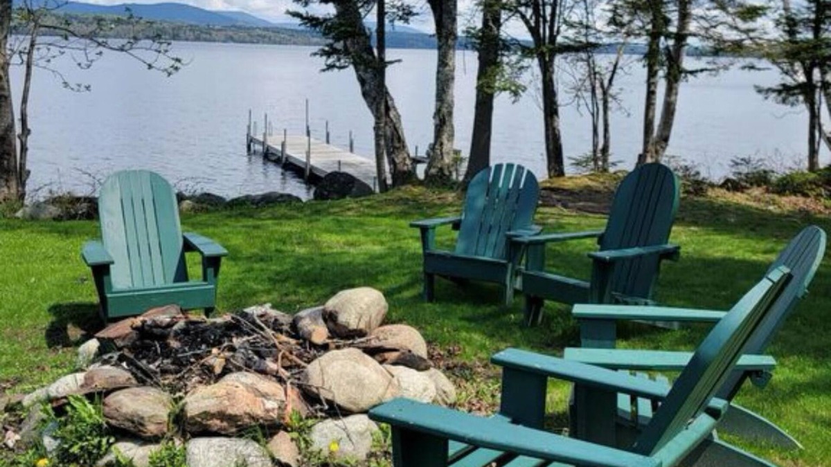 Rangeley Plantation Cabin | BRAND NEW, Niboban Cabin 14 - Golden Smelt, shared waterfront community