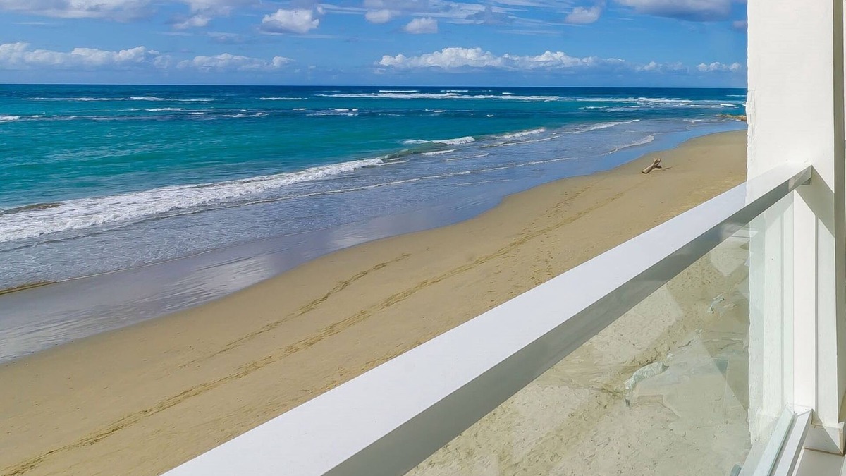 Cabarete Apartment | Brand New Top-Floor Beachfront Studio in Central Cabarete, Amazing Sea Views!