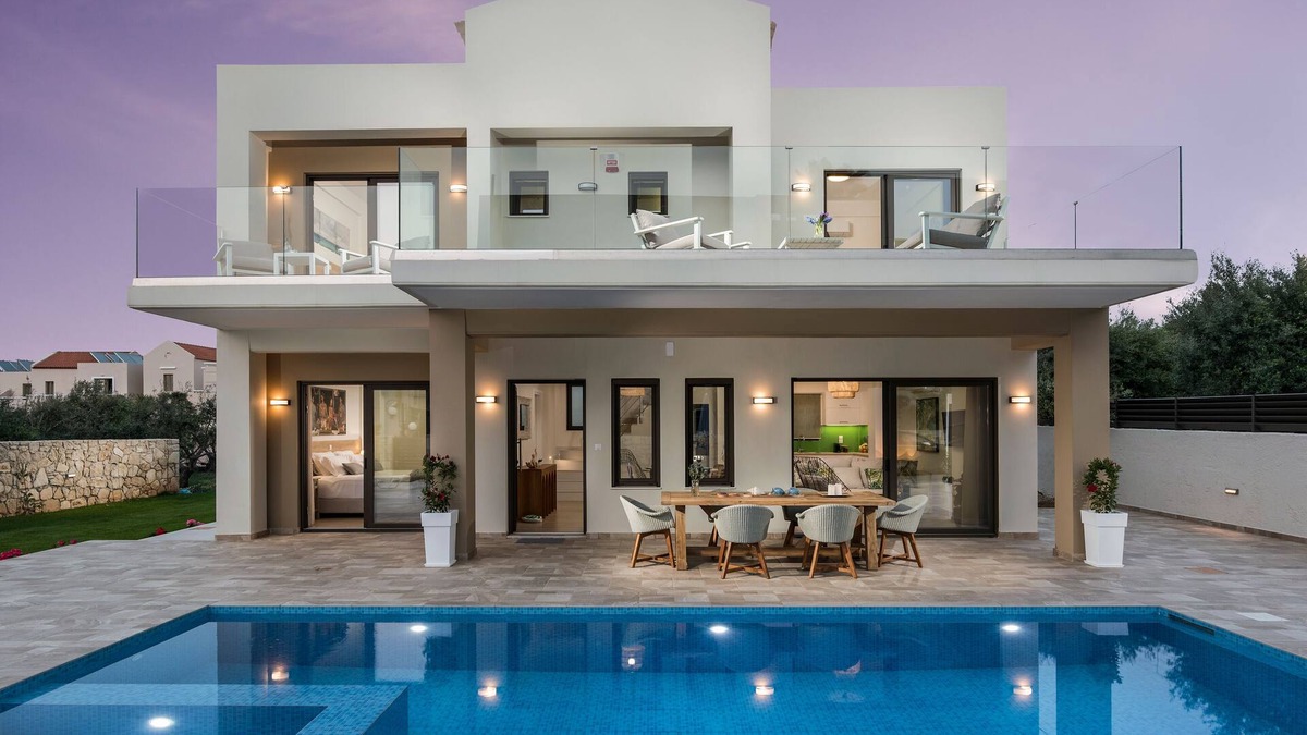 Agia Villa | Brand view villa with walking distance to the beach