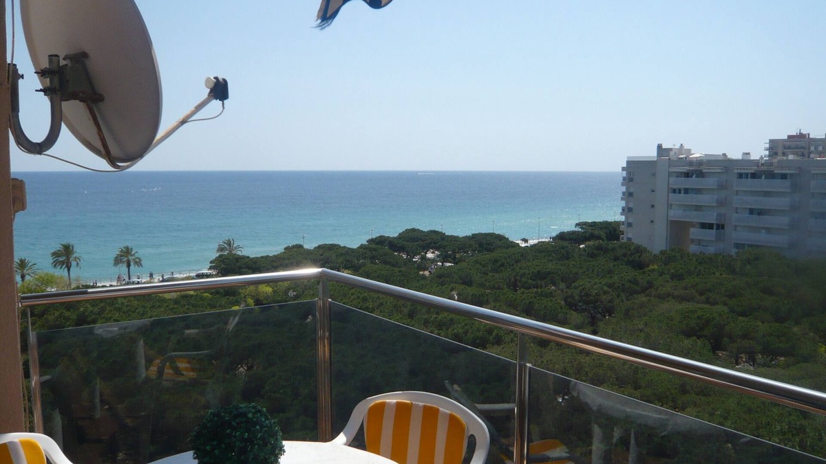 Blanes Apartment | Bravaholidays-240. Large Terrace with sea views, 1st line, Air Conditioning, Air Conditioned
