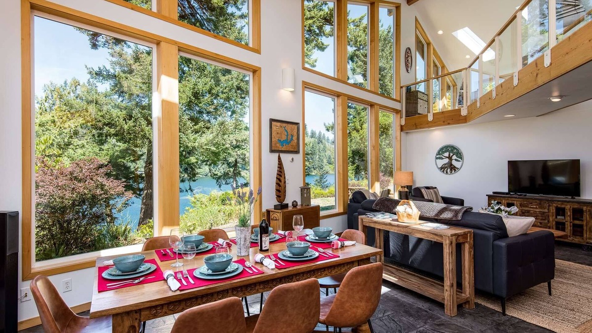 Florence House | Breathtaking Lake Front Home W/Private Dock, Amazing Views, and Fire Pit