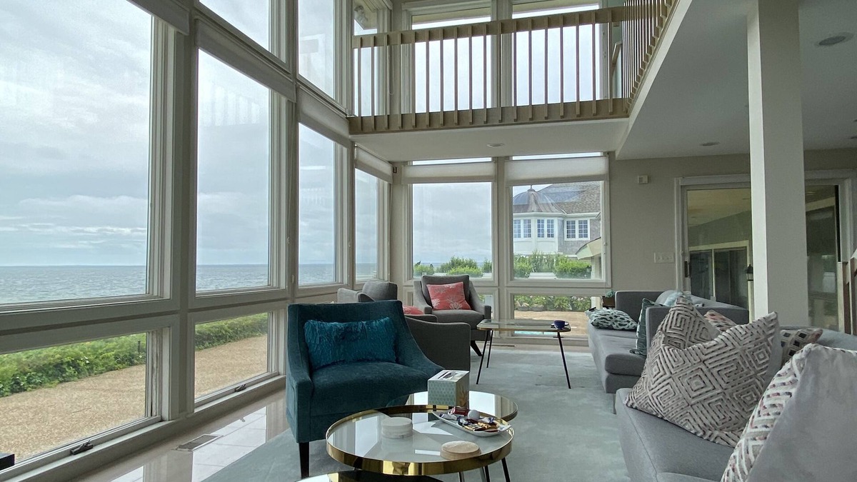 Mashpee House | Breathtaking Oceanfront Home with Pool.
