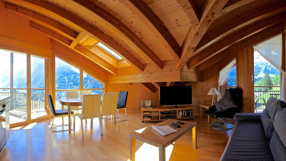 Engelberg Apartment | Breathtaking panoramic mountain views over Engelberg and the Alps