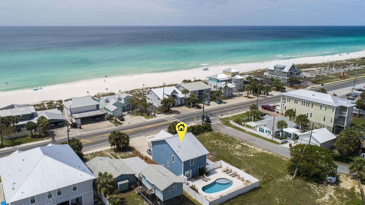 Miramar Beach House | Breezy Blue Cottage | Luxury Beach Home in PCB w/Private Pool | Steps to the Sa