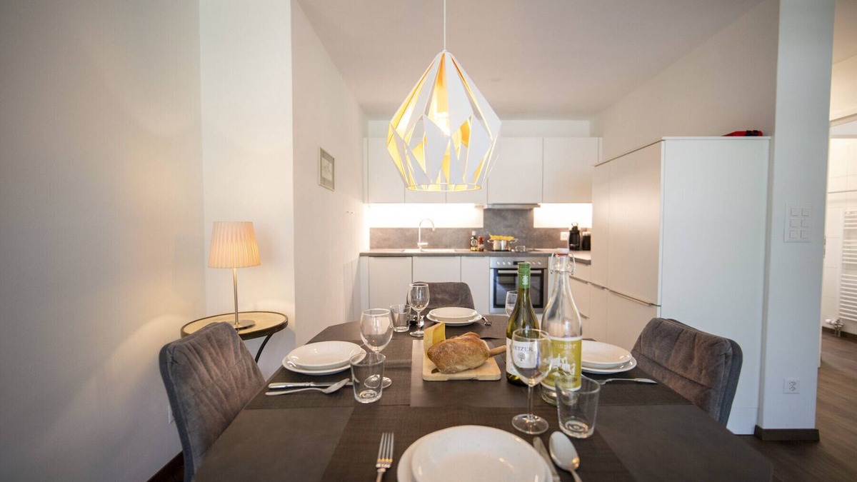 Engadin Scoul Apartment | Brentschpark No. 33: Charming renovated 2.5-room flat in the quiet located Brentschpark