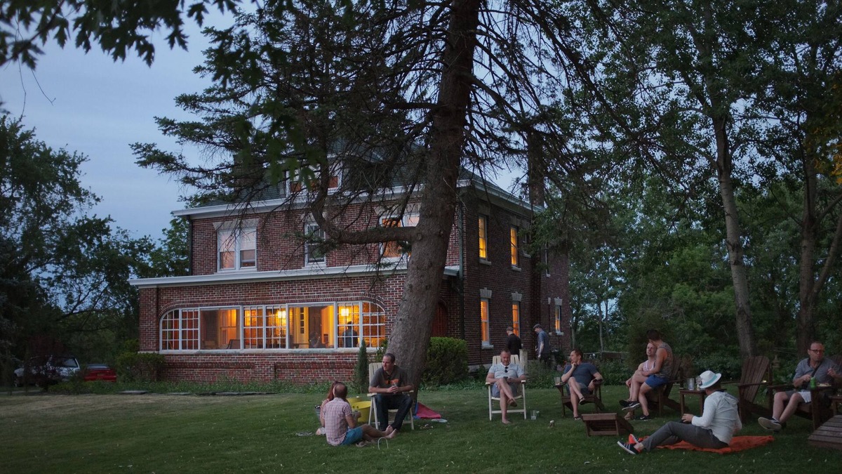 West Camp House | Brick manor with spectacular views of the Catskill Mountains