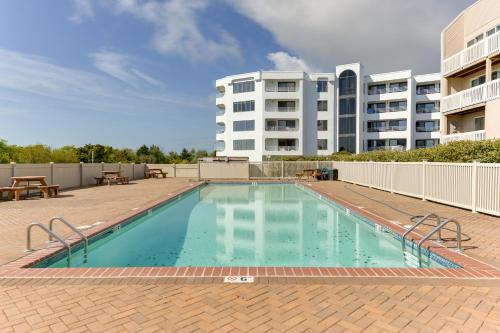 Southend Apartment | Brigantine Condo with Beach Access and Pool Views