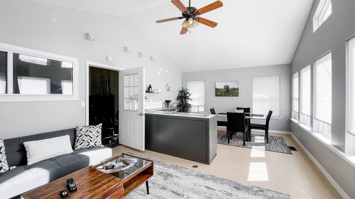 University District Apartment | Bright 1BR Retreat in Historic Home, Walk to River Trail, UM & Downtown