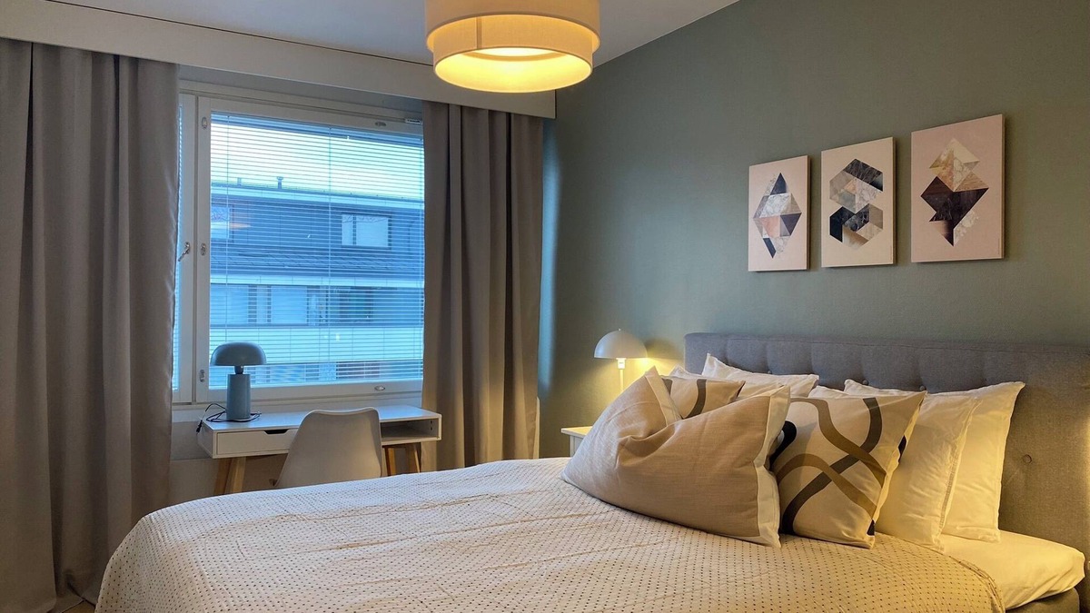 Alppiharju Apartment | Bright 2-Room Apt. w/Balcony in Coolest District