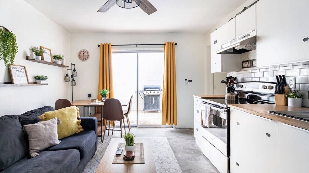 Rincon Heights Apartment | Bright 2BR Oasis – Desert Charm & BBQ Nights!