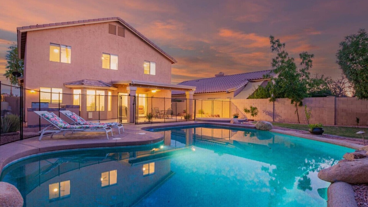 Vista Del Rincon House | Bright 3BR w/Backyard Pool, BBQ Grill & Workspace