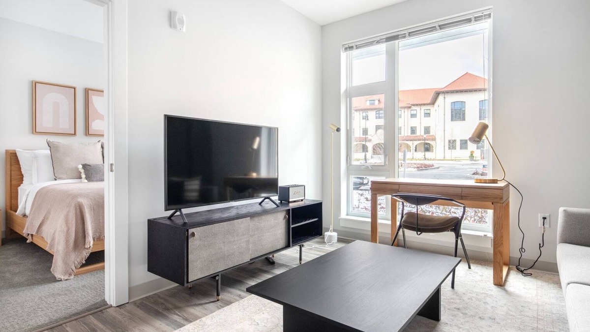 St. Elizabeth's Apartment | Bright Brighton 1BR w/W/D, Doorman, near T + Shopping, by Blueground