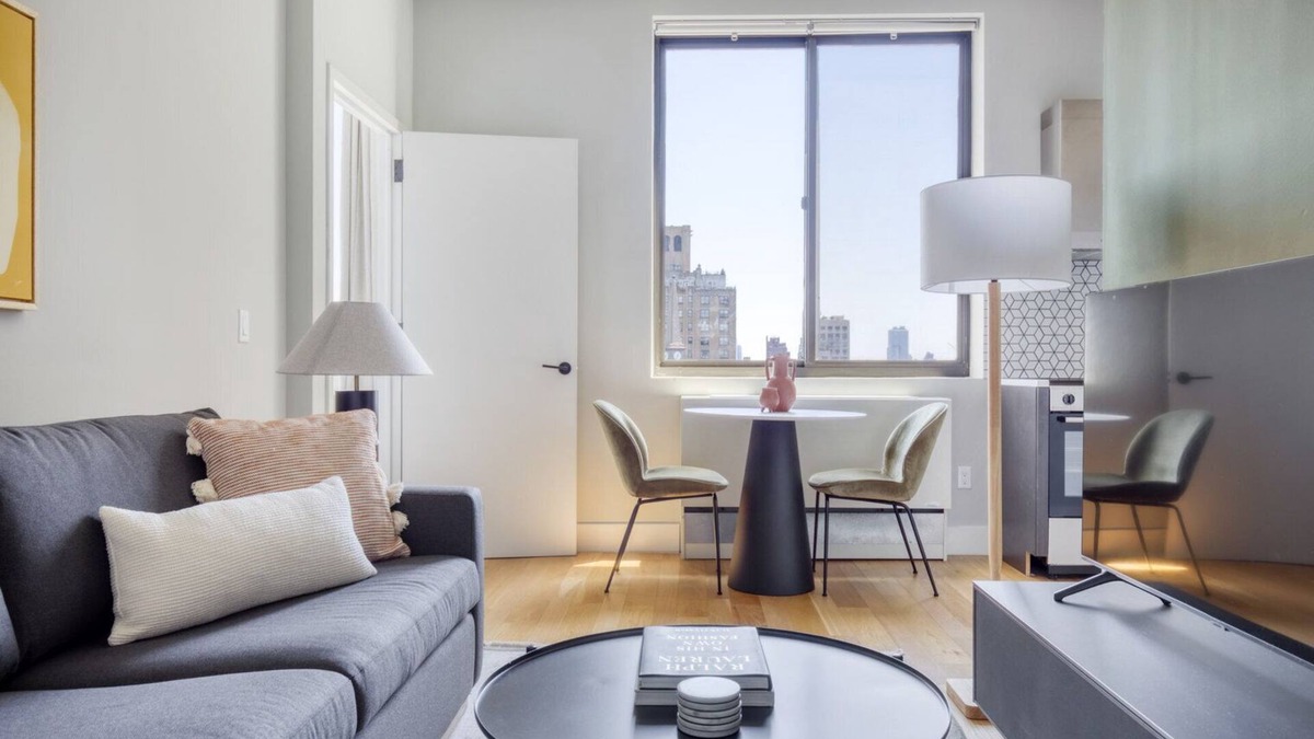 Ukrainian Village Apartment | Bright East Village 1BR w/W/D, on prime corner, by Blueground