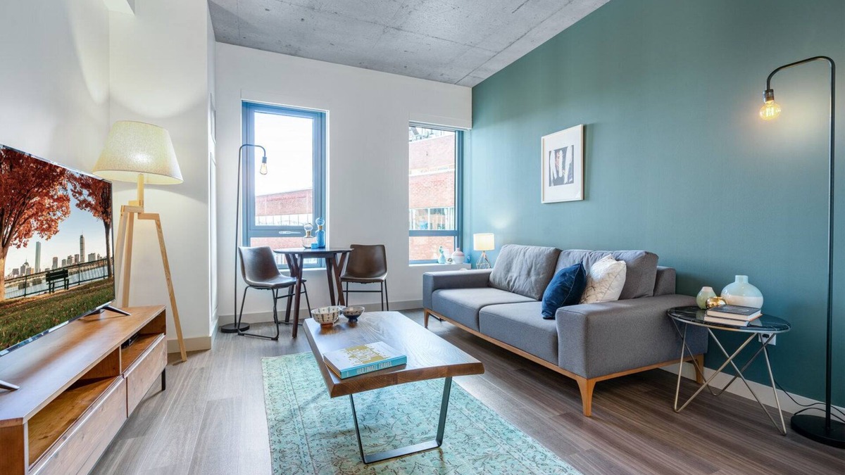 MIT Apartment | Bright + Mod Kendall Sq 1BR w/Gym, walk to MIT by Blueground