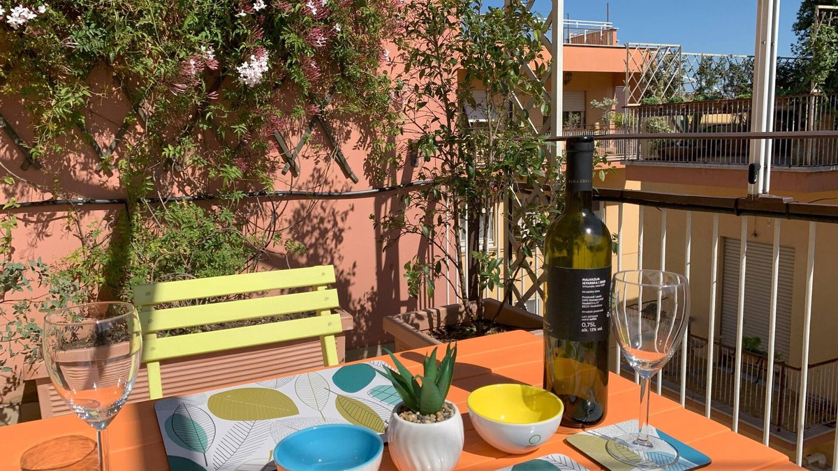 Prenestino-Centocelle Apartment | Bright Penthouse Terrace Centocelle