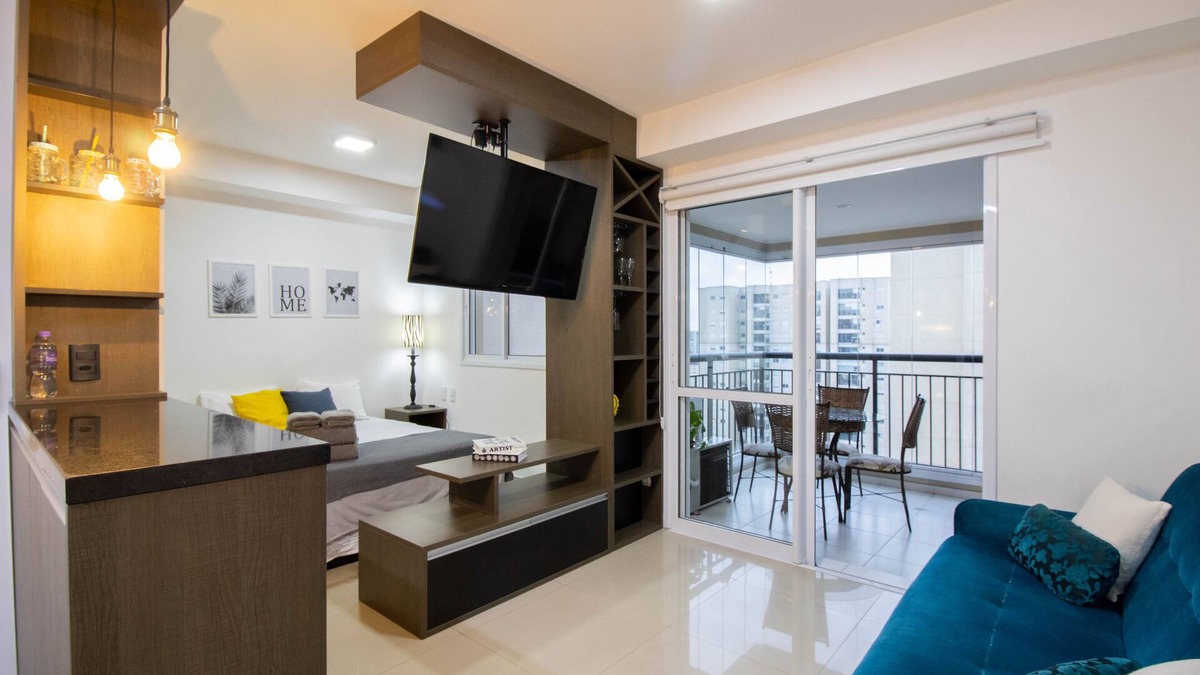 Picanco Apartment | Bright Studio - GRU