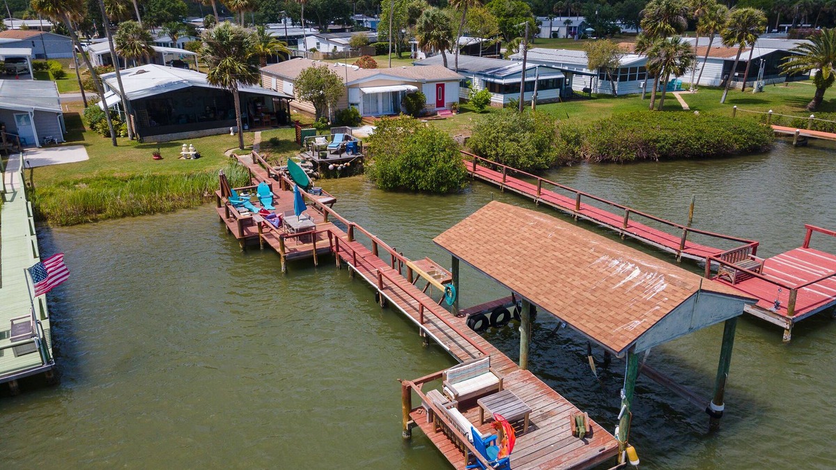Edgewater House | Bring your boat! Huge private dock and community ramp for you on the ICW.