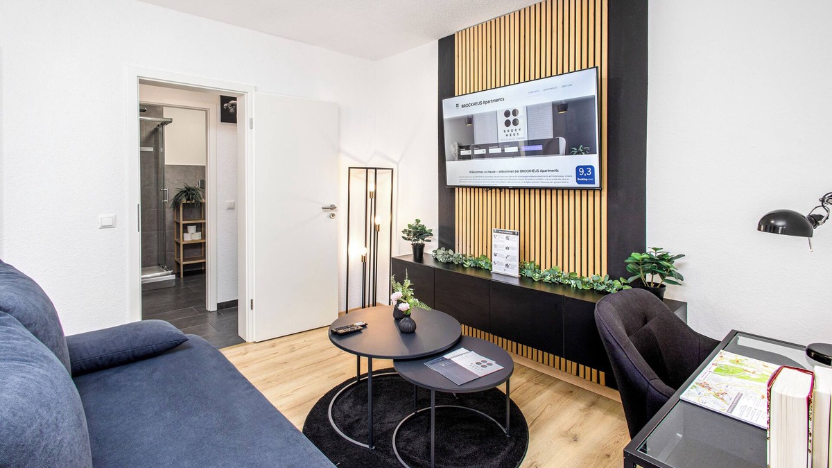 Magdeburg Apartment | BROCKHEUS Apartments: Black Diamond Apart. I Center I Parking I Wi-Fi I Kitchen