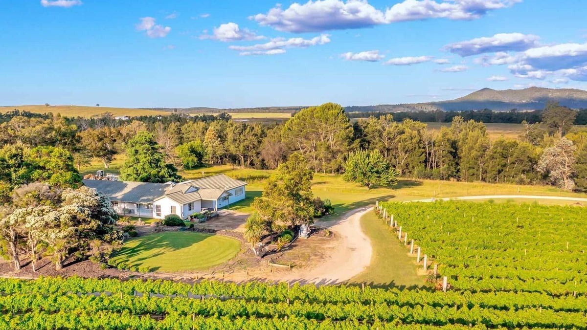 Broke House | Broke in the Vines - 6 bedroom farmhouse on working vineyard