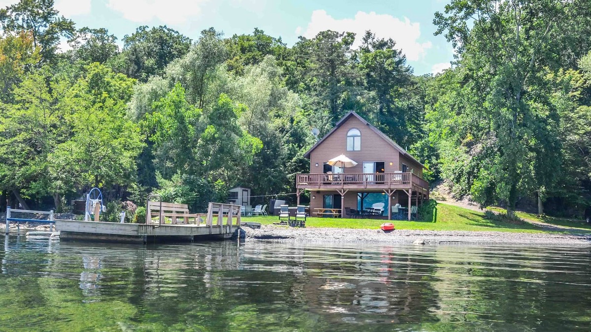 Valois Cottage | Brookside: A Beautiful Chalet-Style Getaway on the Shore of Seneca Lake!