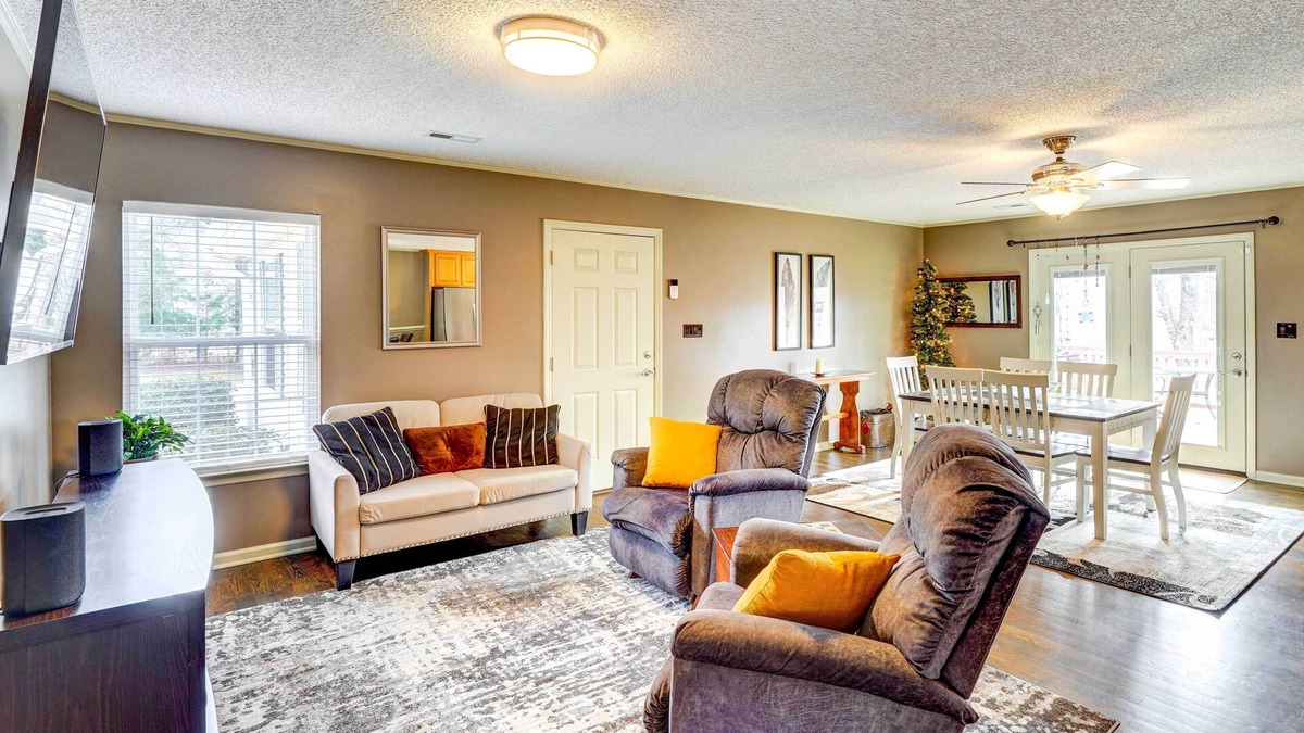Browns Summit House | Browns Summit Vacation Rental w/Fire Pit!