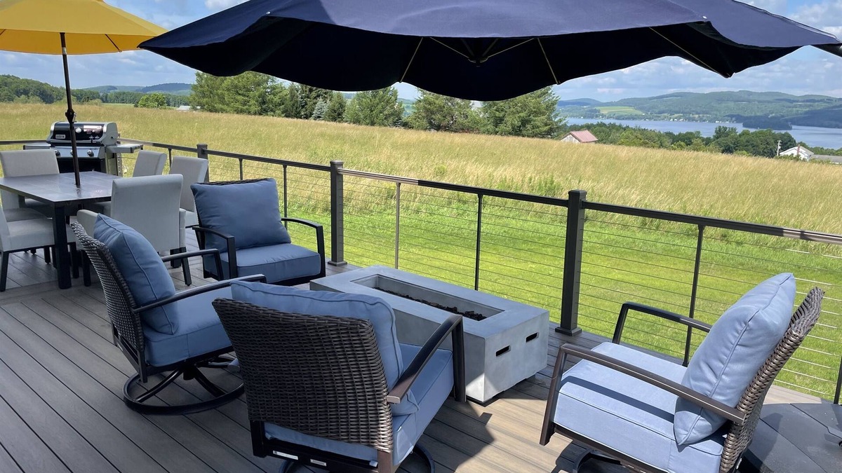 Richfield Springs House | Budnick's Lakeview Stunning long distance lake views overlooking Canadarago Lake