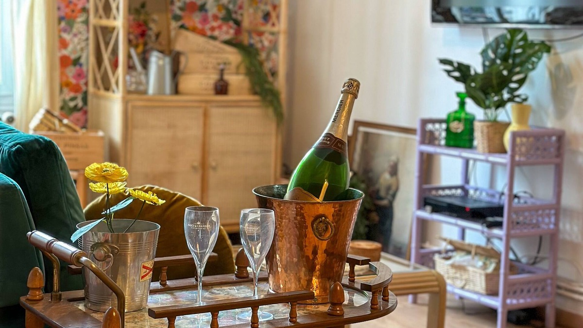 Epernay Apartment | Bulle Appart 1 Epernay city center (new design 2024) View on a green park !