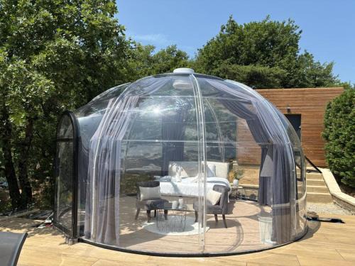 Bathernay Bed & Breakfast | Bulle StelléA 26 m2, SPA Privatif au domaine CollinéA