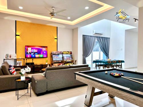 Klebang Besar Villa | Bungalow Villa 21pax Game Machine Pool table Ktv