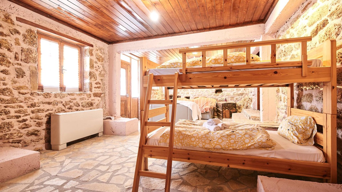 Kato Diminio House | Bunk Beds-Quadruple Room - Hostel Elisson/Agroikia (Farmhouse)