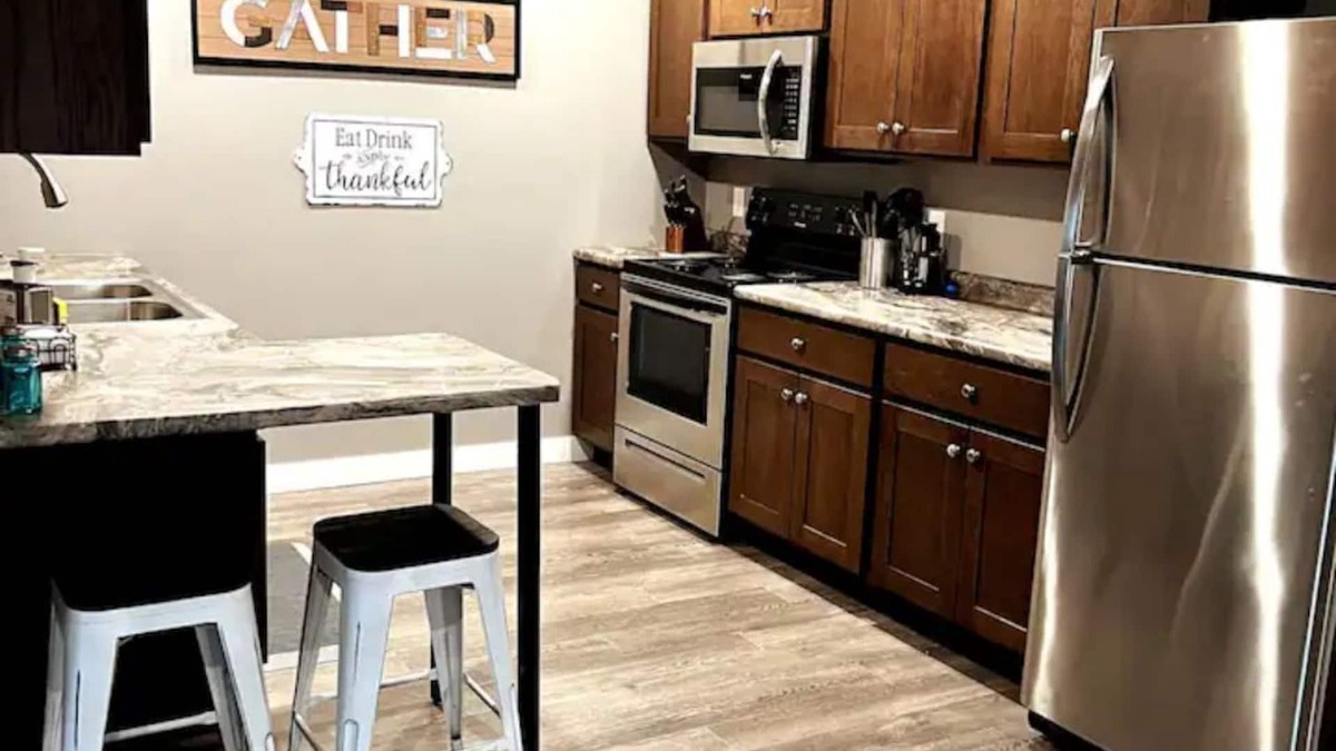 Decorah Apartment | Butterfly Park Retreat #6 - Centrally located to Decorah's Top Attractions!