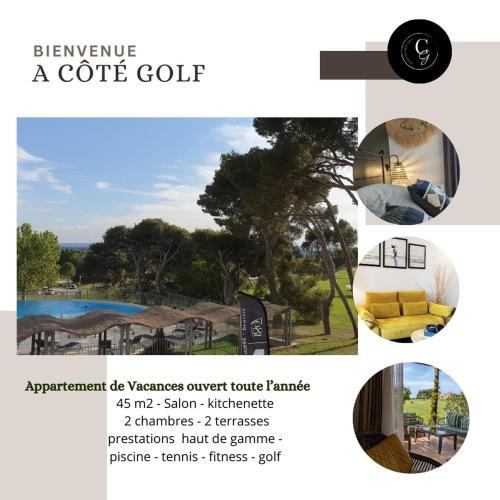 Saumane-de-Vaucluse Apartment | Côté Golf, bel appartement RDC avec terrasses dans Golf, piscine, tennis, à 5mn de l'Isle sur la Sorgue