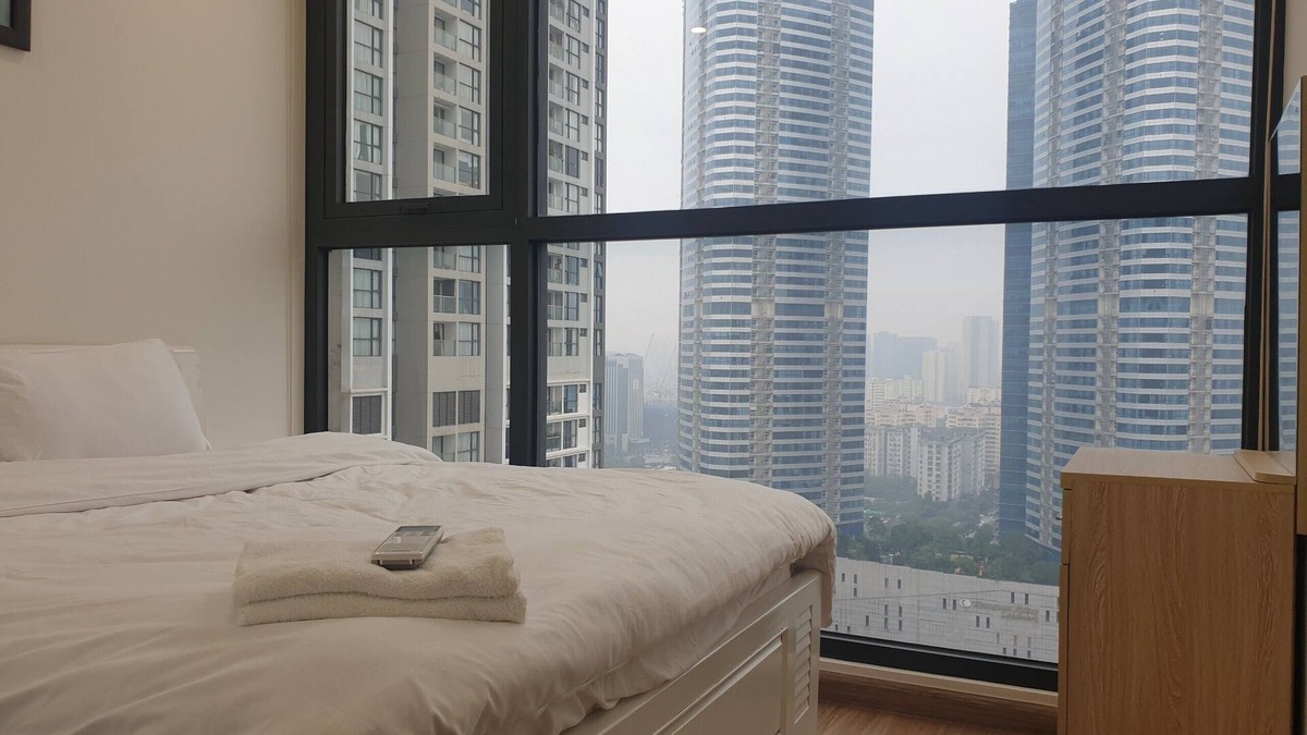 Tu Liem Apartment | Căn hộ 1 phòng ngủ view ngắm hoàng hôn tại vinhomes skylake