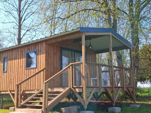 Orgerus Apartment | Cab'Fer wooden cabin with all comforts